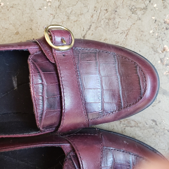 Clarks Loafers - size 5.5M, burgundy - Picture 5 of 5